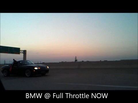 Crazy car race : BMW 325i vs Mazda MX-5 .... Finish with an Oar, like a boat!