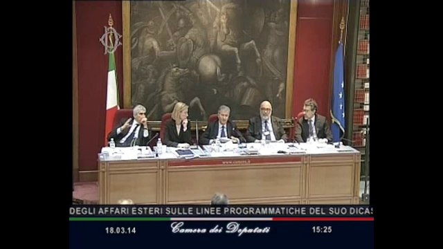 Roma - Audizione Ministro Mogherini (18.03.14)