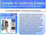 Clearwater Air Conditioning & Heating : Air Conditioning Repair Services