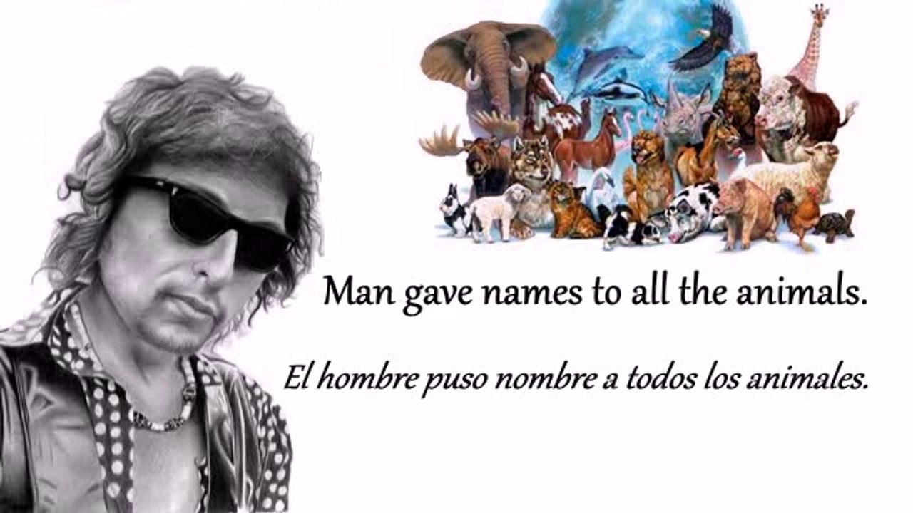 BOB DYLAN - Man gave names to all the animals