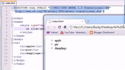 XHTML and CSS Tutorial - 27 - Background Images
