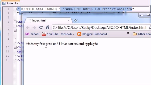 XHTML and CSS Tutorial - 28 - Style More Than One Elements Span!