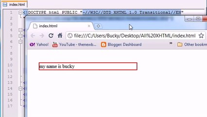 XHTML and CSS Tutorial - 29 - div