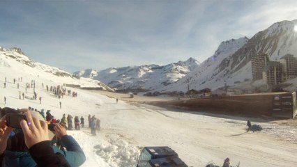 World Record Car Jump Results in Terrifying Accident