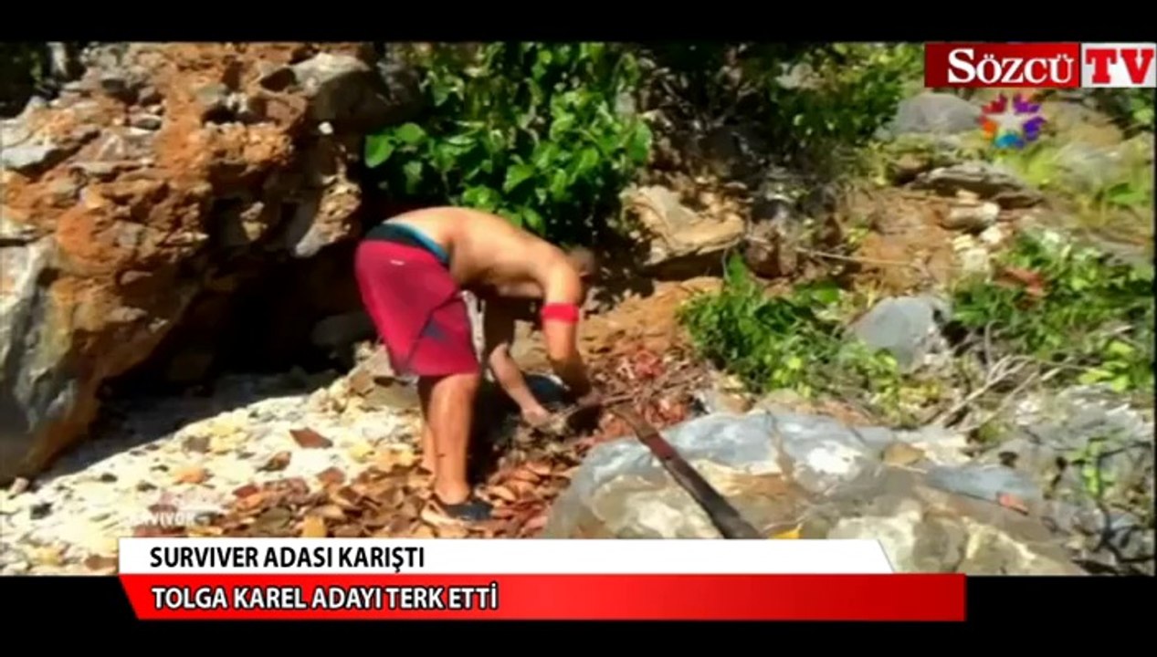 Tolga Karel adayı terk etti