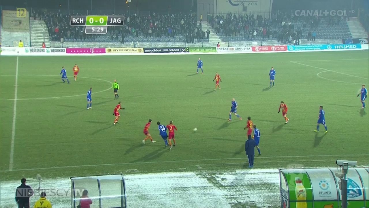 Ruch Chorzów - Jagiellonia Białystok - skrót [2012.12.07]