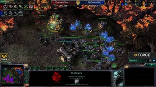 StarCraft 2 - viOLet [Z] vs DeMusliM [T] G4 (Commentary)[720P]