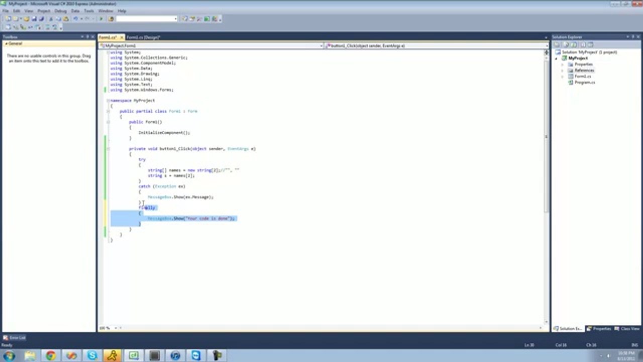 C# Beginners Tutorial (14)