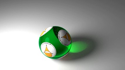 Moving ball with sound and color changed along the way.