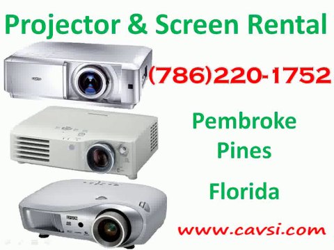 Projector rental Lake Worth (786)220-1752