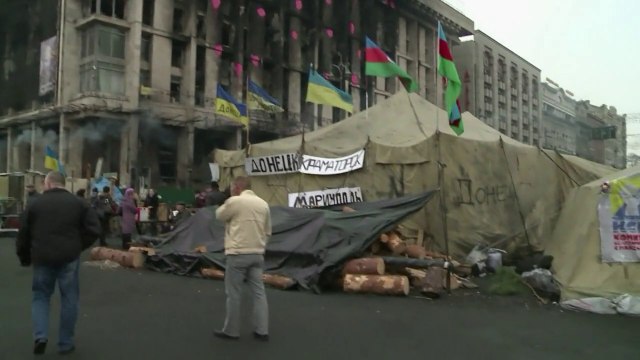 A Kiev, les pro-Europe jugent qu'un conflit est inévitable avec la Russie