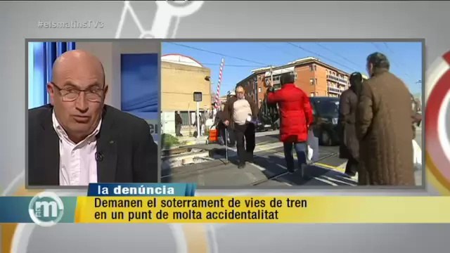 TV3 - Els Matins - Demanen el soterrament de vies de tren en un punt de molta accidentalitat