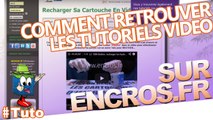 Comment  trouver les tutoriels en vidéo sur Encros.fr