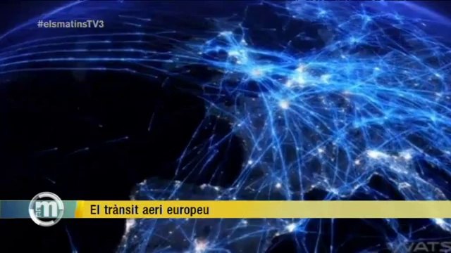 TV3 - Els Matins - La península Ibèrica, de nit, des de l'espai i el trànsit aeri a Europa