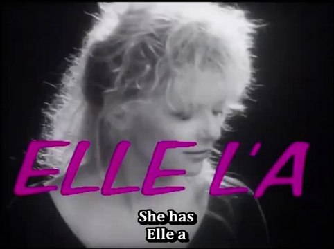 France Gall - Ella, elle l'a [Lyrics English + French]