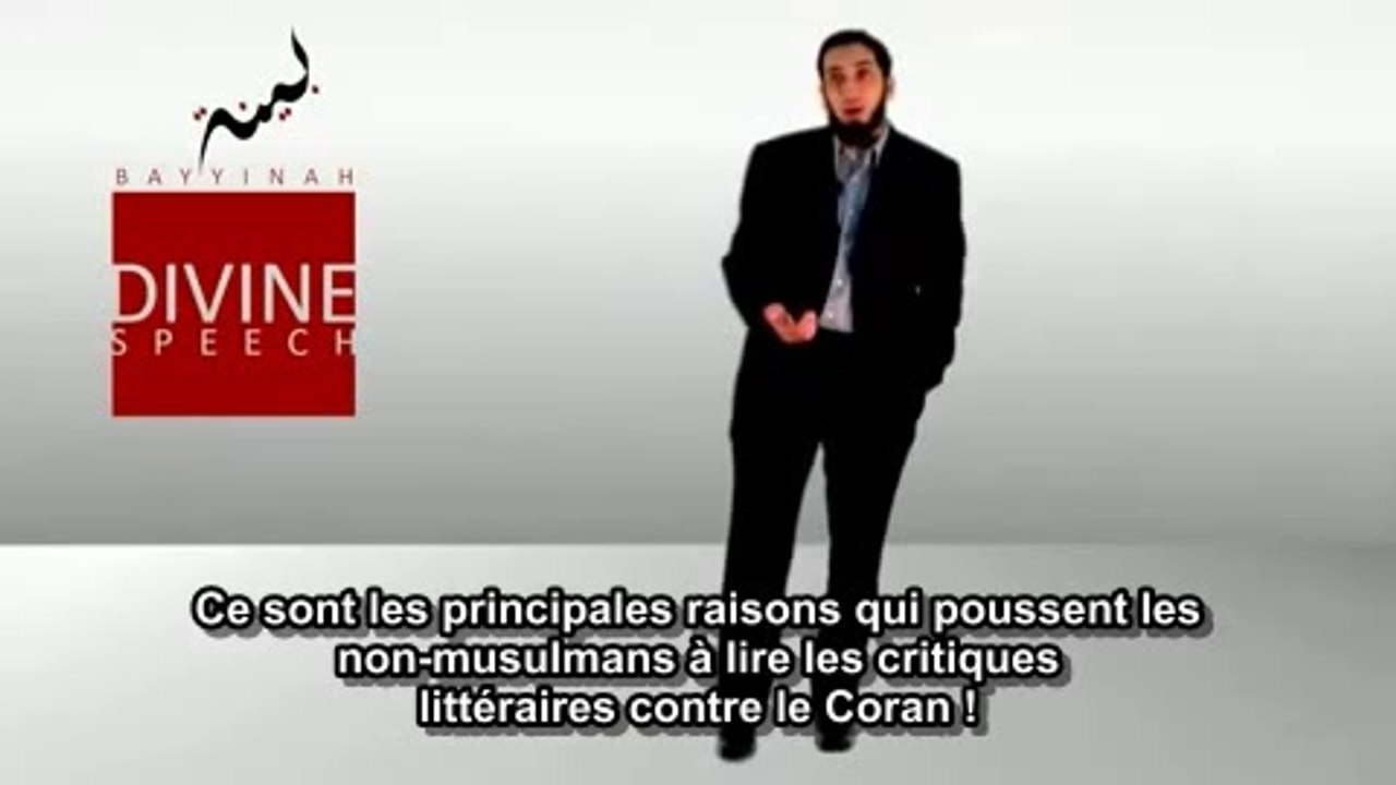 Nouman Ali Khan - Présentation La Parole Divine - Divine Speech