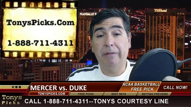 Duke Blue Devils vs. Mercer Bears Pick Prediction NCAA Tournament College Basketball Odds Preview 3-21-2014