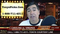 Virginia Cavaliers vs. Coastal Carolina Chanticleers Pick Prediction NCAA College Basketball Odds Preview 3-21-2014