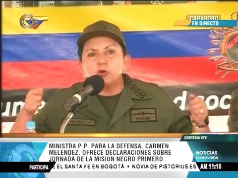 Meléndez informa que protestas han dejado como 100 GNB heridos