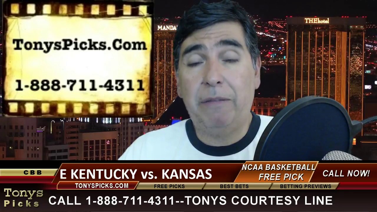 Kansas Jayhawks vs. Eastern Kentucky Colonels Pick Prediction NCAA College Basketball Odds Preview 3-21-2014