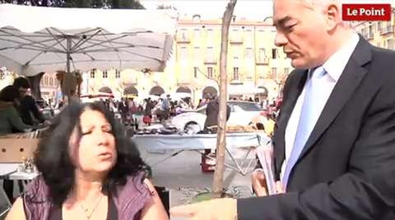 Patrick Allemand, le "maudit socialiste", fait face à l'hostilité des Niçois.