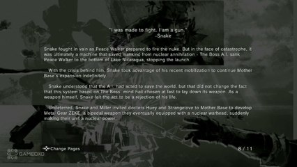 Soluce Metal Gear Solid 5 Ground Zeroes PS3 - Part 5