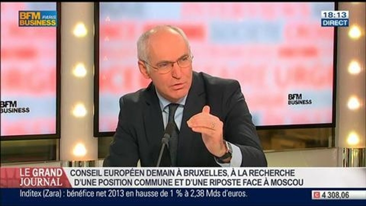 Thierry Repentin, ministre délégué chargé des Affaires européennes, dans Le Grand Journal - 19/03 1/4