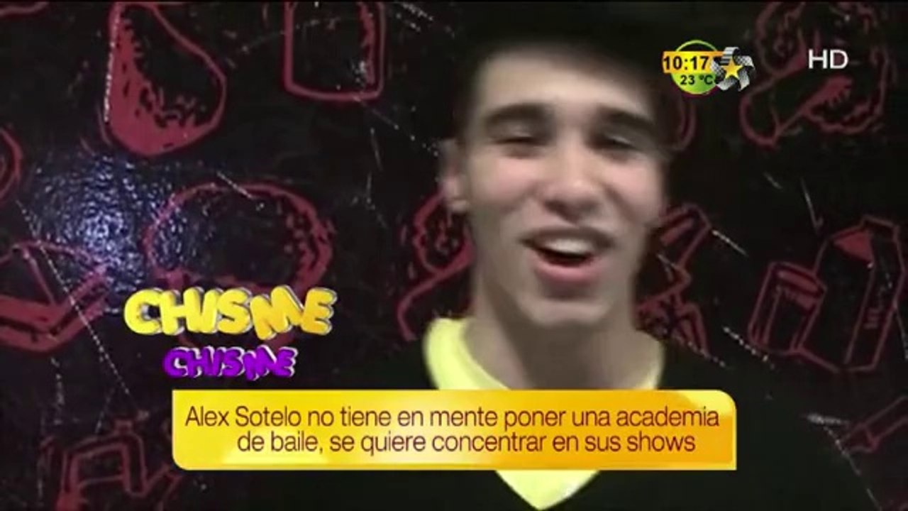 Alex Sotelo platica de sus planes