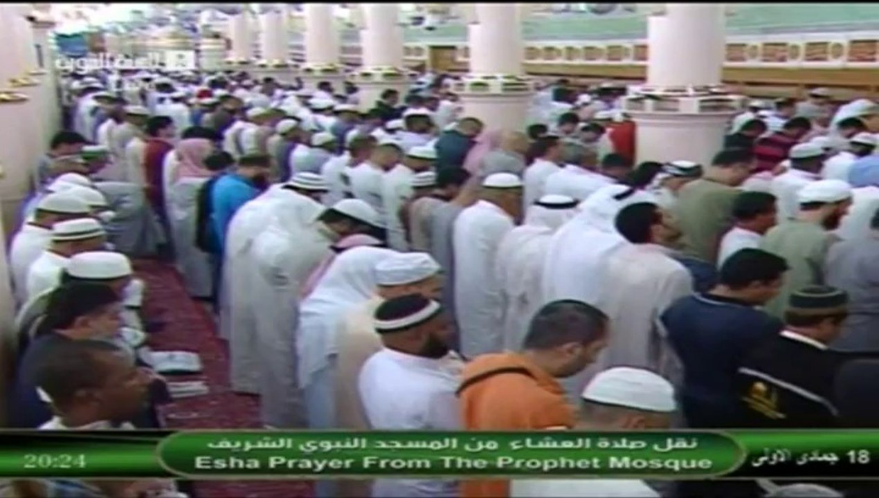 19th March 2014 Madeenah 'Isha led by Sheikh Qaasim