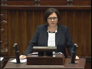 Poseł Małgorzata Sadurska - Wystąpienie z dnia 19 marca 2014 roku.