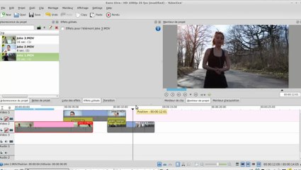KDENLIVE - Utilisation des clips intermédiaires (proxy)