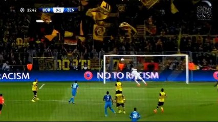 Hulk Amazing Goal  Borussia Dortmund - Zenit (0-1)