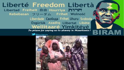 La lutte en Mauritanie des Militants pour les Esclaves