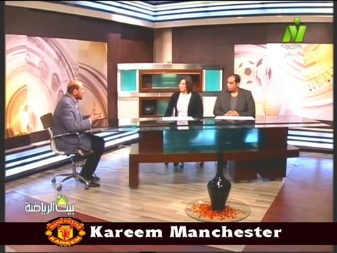 م \ محمود الشامي عضو الاتحاد المصرى ضيف الاعلاميين خالد لطيف وسماح عمار في بيت الرياضه 19 مارس 2014