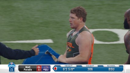 2014 Combine workout: Matt Paradis