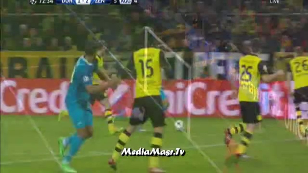 بروسيا دورتموند 1-2 زينيت سان بطرسبرج - دوري أبطال أوروبا - 19/3/2014