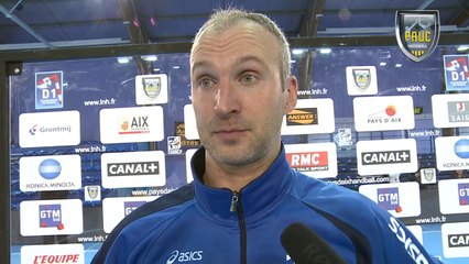 La réaction de Thierry Omeyer après la victoire contre le PAUC