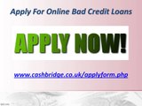 Need cash but have bad credit choose bad credit cash loan