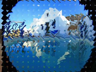 Natural Pool - Santorini, Greece