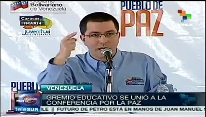Venezuela: instalan la Conferencia por la Paz en el sector educativo