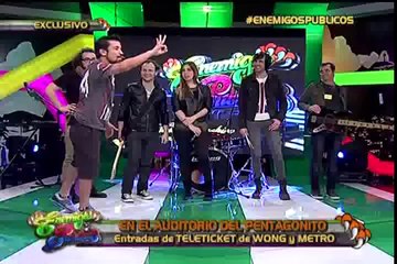 Espectacular presentación de La Oreja de Van Gogh en Enemigos Públicos (2/3)
