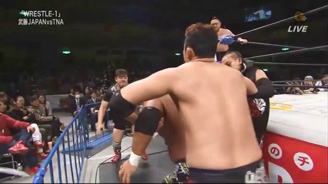 Desperado (Masayuki Kono & Rene Dupree) & Samoa Joe vs. Keiji Muto, Rob Terry & Taiyo Kea (Wrestle-1)