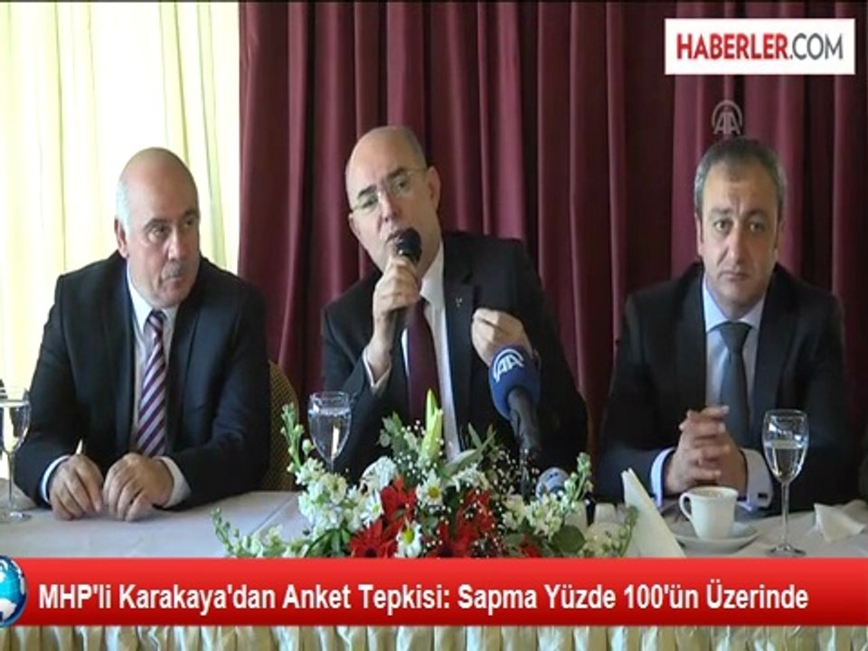 MHP'li Karakaya'dan Anket Tepkisi: Sapma Yüzde 100'ün Üzerinde