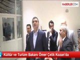 Kültür ve Turizm Bakanı Ömer Çelik Kozan'da