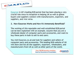 Esources Helps In Making Better Usage of Resources