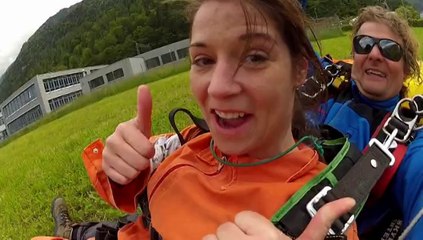 SKYDIVE IN INTERLAKEN SWITZERLAND OVER THE ALPS
