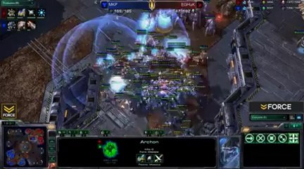 StarCraft 2 - MKP [T] vs HuK [P] G1 (Commentary)