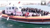Italia rescata a 2000 inmigrantes en 48 horas