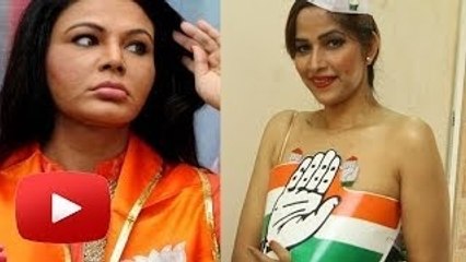 Rakhi Sawant & Tanisha Singh Fight Over Politics | CHECK OUT