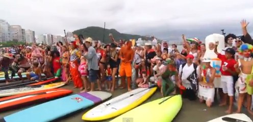 CarnaSup Third edition in San Vicente in Brasil - Carnaval